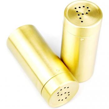 Chic Gold Salt and Pepper Shakers