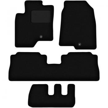 Tappetini Nero Vellutato su Misura per Chevrolet Captiva 7 posti (2006‑2017)
