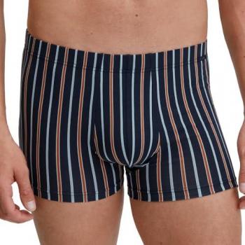 CALIDA Boxershorts Grafic Cotton, gestreift, ohne Eingriff, überzogenem Bund