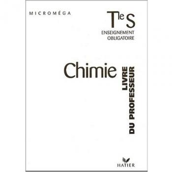 Chimie, terminale S : Enseignement obligatoire
