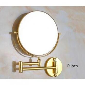 360 Degree Rotating Wall Mounted Shave and Makeup Mirror
