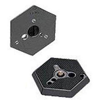 Manfrotto 130-38 Assy Plate for 029 & 136, 3/8 tripode Gris