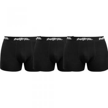 Bucketz Men's Triple-Team Black Boxers