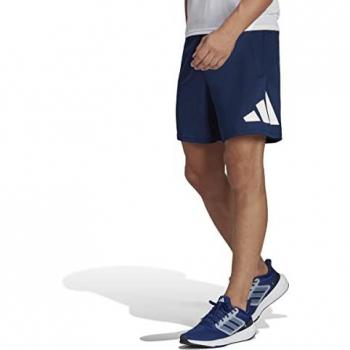 Adidas Men's Training Essential Logo Shorts Dark Blue Size L