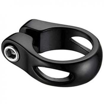 Union zadelpenklem 34.9mm zwart met sleuf