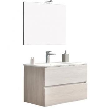 Mobile Bagno Easy 101 × 47 × 53 mm – Rovere Grigio Sospeso