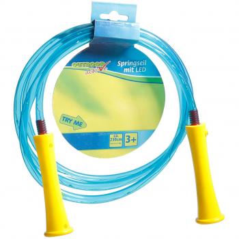Outdoor active Springseil mit LED Länge 230 cm Seil Sprungseil Hüpfseil Kinder