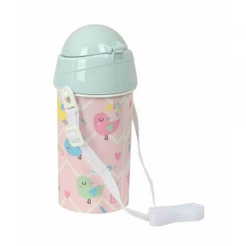 Botella Safta 500ml con pajita y apertura automática