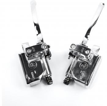 Durable Chrome Replacement Levers for Motorcycle Clutch and Brake