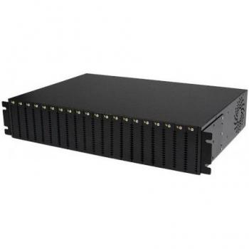 StarTech Media Converter Rack 2HE – 20‑Platz‑Gehäuse für ET-Serie