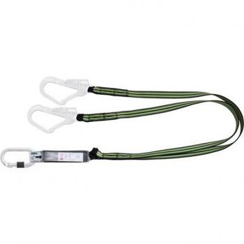 Kratos Safety : Longe à Sangle 18 m avec Double Absorbeur d'Énergie – Modèle FA5010117/FA5020755