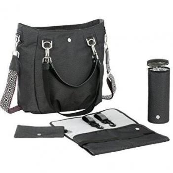 LÄSSIG Wickeltasche Mix 'n Match Bag Denim Black