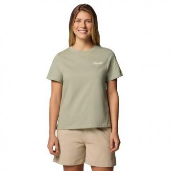 Columbia Damen T-Shirt 'Rolling Bend' in Grün, Größe M