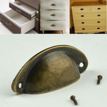 Coquille de meuble ZLinKJ – kit de 12 poignées à tirer pour armoire ancienne
