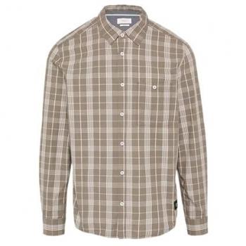 S.Oliver Regular Fit Kariertes Hemd mit Logo‑Patch – klassische Passform, 100 % Baumwolle