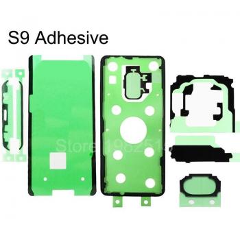 Protector de Pantalla Adhesivo para Galaxy S9+ – Batería Extra + Pegatina ID Táctil (x50)
