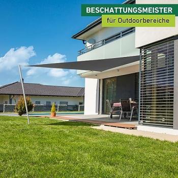 Windhager Shade Sail Cannes, 5x5x5m, Anthracite