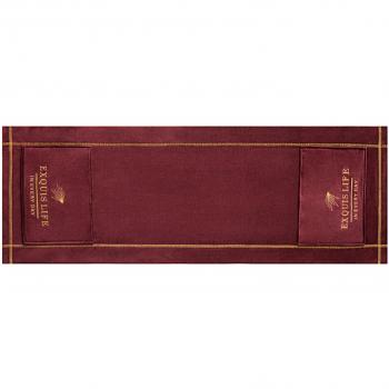 Funda de Microondas Suave con Bordado y Bolsillos de Almacenamiento