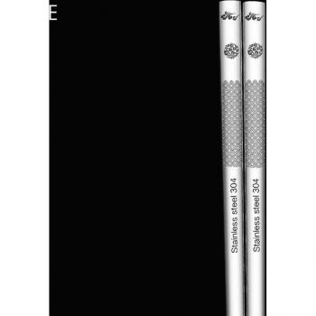 Zollor Chinese Style Stainless Steel Chopsticks
