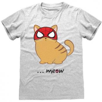 Camiseta gris de Spider-Man: Miles Morales Meow