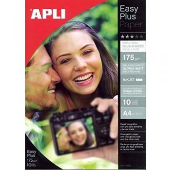 Carta Fotografica Apli Photobright A4 175g 10 Fogli