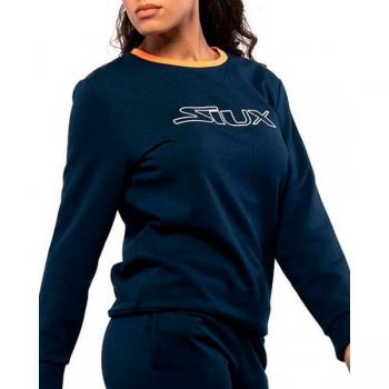 Felpa Siux Drax Blu Navy per Donna