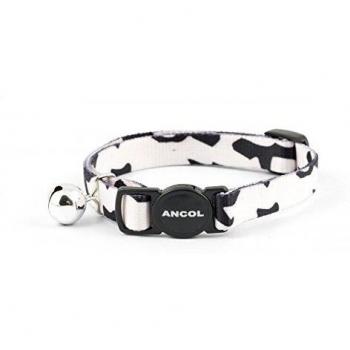 Ancol Black & White Camo Cat Collar