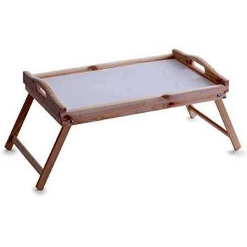 Zeller 24038 Vassoio da Letto, Legno, Beige, 50x30x24.5 cm