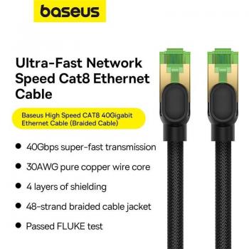 Baseus 40Gb Cat8 High-Speed Ethernet Cable