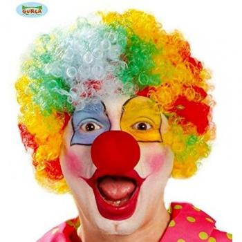 Guirca – Parrucca Boccoli da clown, taglia unica, colore: giallo