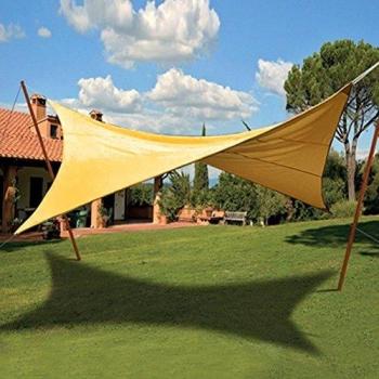 Tienda de Vela Sombrante Ecru 3,6x3,6 m