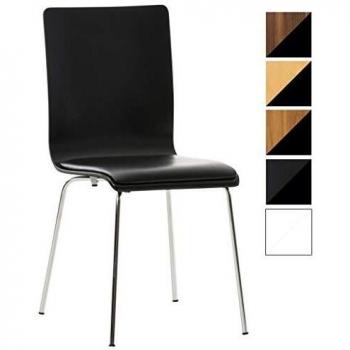 Ergonomischer Konferenzstuhl Pepe CLP, kunstlederbezahlter Sitz, schwarz