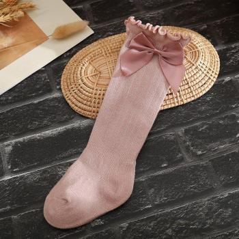 Solid Color Baby Knee High Socks for Girls