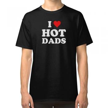 T-shirt noir XL Amour pour les papas sexy
