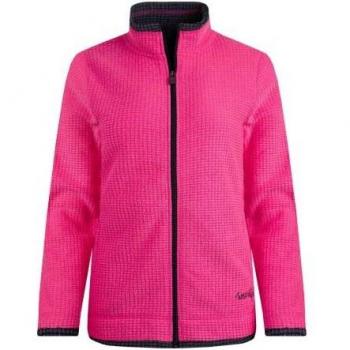 Veste polaire éco-responsable pour femme Ariana Grid (Rose Begonia)