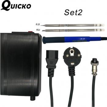 QUICKO STC T12 OLED Löteisen Station 108W für HAKKO Tipps