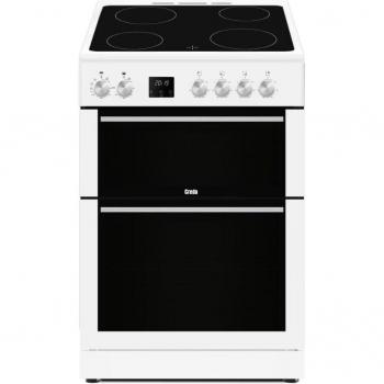 60cm White Freestanding Double Oven by Creda