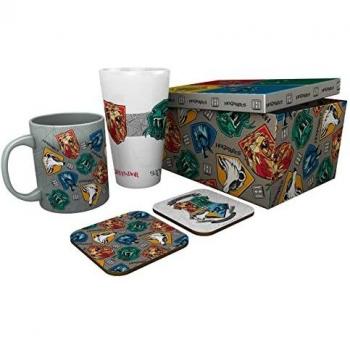 Set Harry Potter Vaso, Taza y Posavasos Hogwarts