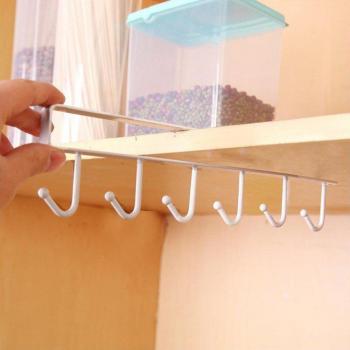 Wall-Mounted Iron Coat and Hat Holder