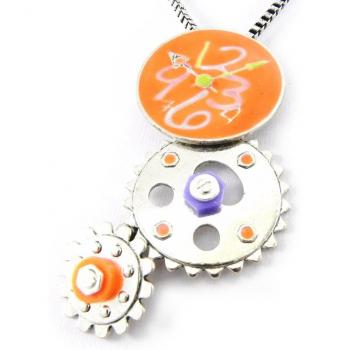 Lily’s Oasi di Oro [H4420] – Collare Creativo “Modern Times” arancio