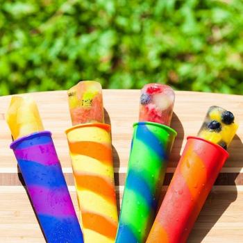 Rainbow Silicone Yogurt Popsicle Mold