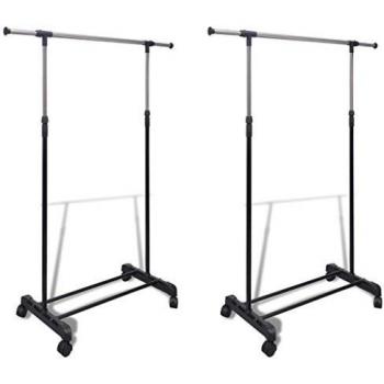 Sonata Clothes Hanging Stands 2 pcs 1 Rail