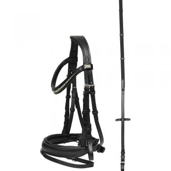 Protección Equina Cryll Brida Retráctil con Resplandor Negro (X-Full)