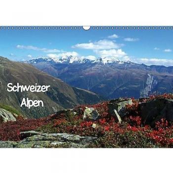 Schweizer Alpen (Wandkalender immerwährend DIN A3 quer)