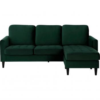 CosmoLiving Ecksofa Strummer, grün, 208cm