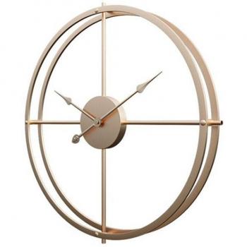 Stille Kunst Wanduhr 40x40cm für Wohnzimmerdekoration