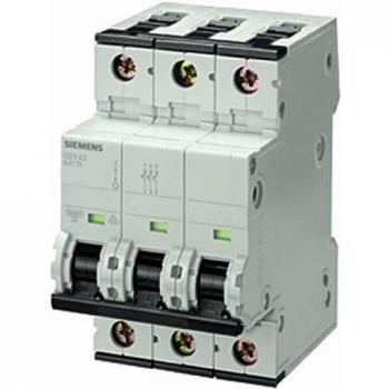 Miniature Circuit Breaker 3-P B63A Siemens 5SY4363-6