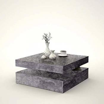 Mesa Auxiliar BB Home Gris Claro 78x78x35,4 cm