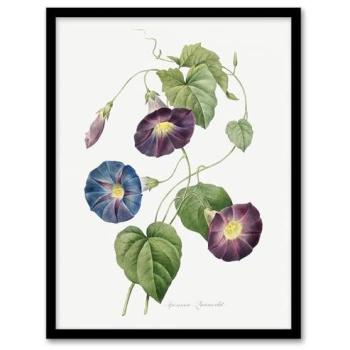 Elegant Dawn Flowers A3 Wall Decor