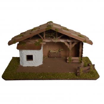ALFRED KOLBE Krippe Traditionell, Holz, 55x29x28 cm